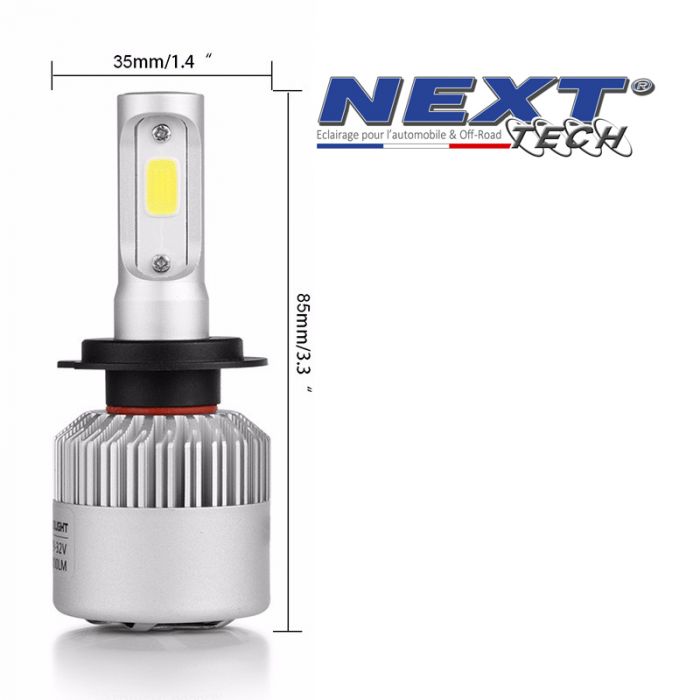Ampoules h7 led 20w blanc - next-tech® ampl-h7-110 /2