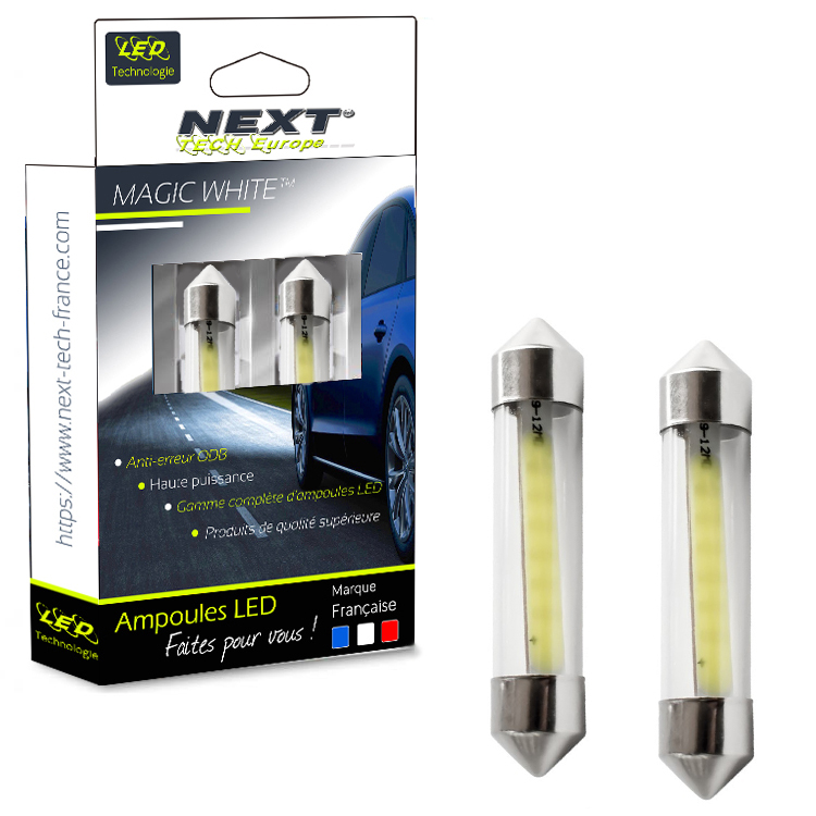 2 ampoule Navette LED C5W 31mm ANTI ERREUR CANBUS MasterShop® - Cdiscount  Auto