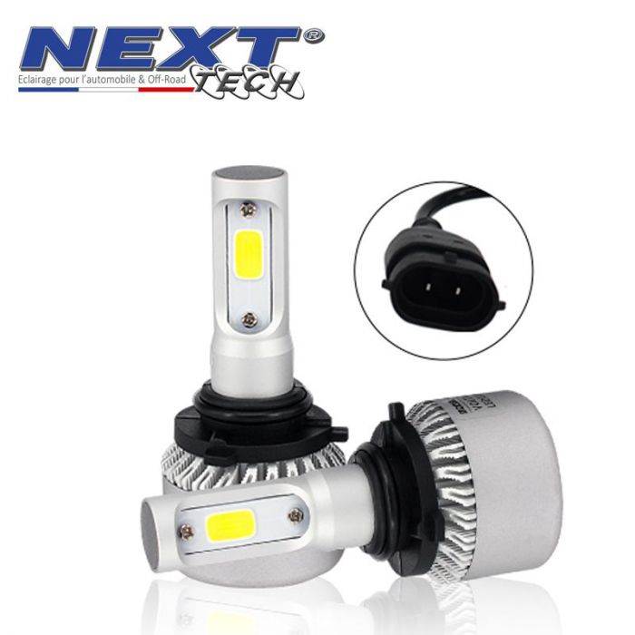 Ampoules H11 LED ventilées compactes 75W blanc - Next-Tech®