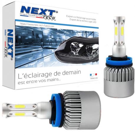 Kit Ampoule LED H8/H11 Haute Puissance ventilé 5000Lm - Livraison gratuite  - Garantie 5 ans