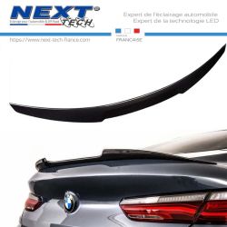 Bequet arrière spoiler BMW série 8 G16 gran coupe M8 F92 noir brillant